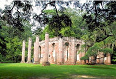 beaufort county sc old sheldon ruins